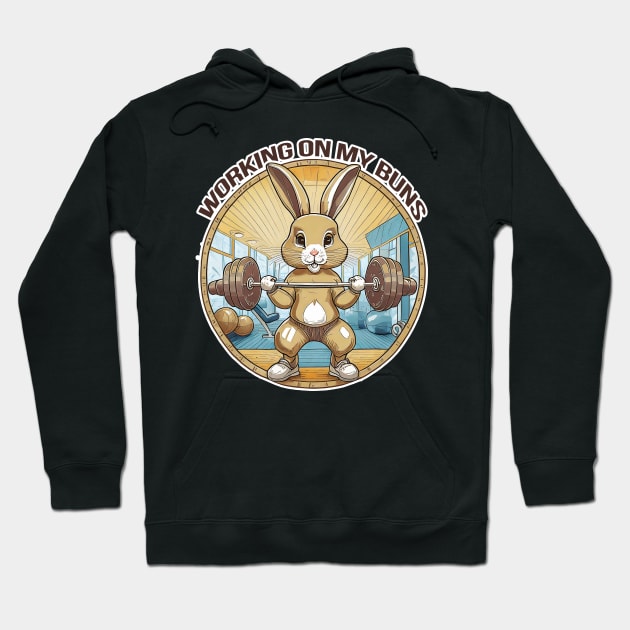 Working on my buns Hoodie by Kelimok